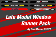 Late Model Window Banner Pack