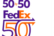 Fedex 50 logos