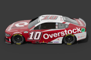 #10 Noah Gragson Overstock Mustang 2.0 with White Roof.
