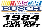 1984 Busch Grand National Complete Car Set (250 cars + 1 player car); for the CLM_GNS Mod