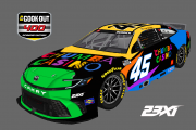 Tyler Reddick #45 "Chumba Casino" Camry (Cookout 400)