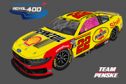 Joey Logano #22 "Pennzoil/Shell" (BOA Roval 400)