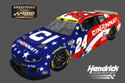 William Byron #24 "Cincinnati" (Hollywood Casino 400)