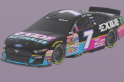 FCRD NCS22 *FICTIONAL* Geoff Bodine #7 Exide Batteries Ford