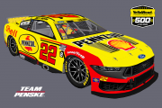 Joey Logano #22 "Pennzoil/Shell" (Yellawood 500)