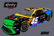 Tyler Reddick #45 "Chumba Casino" (Xfinity 500)