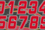 JGL Racing Numberset