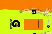 FCRD NCS25 Gatorade mashups base "orange and lime"