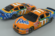 *FICTIONAL* 2001 Red Qusa #77 Fanta Pontiac
