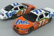 *FICTIONAL* 2002 Red Qusa #77 Fanta Pontiac