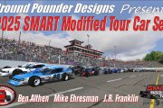 The 2025 SMART Modified Tour Car Set by Ground Pounder Designs!!!