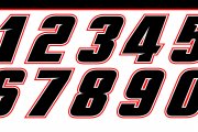 Kyle Busch's 54/DGR-Crosley Numberset