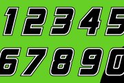Kaulig Racing Numberset