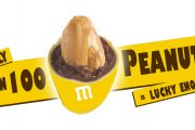 WEDS Only 1 in 100 M & M's Peanuts logo