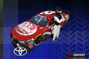 Bubba wallace fictional BK racing dr pepper throwback MENCS19
