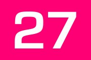 27 Andretti Global Numberfont