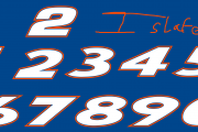 Sunrise Ford Racing Number Set