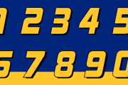 Jammie McMurray 2006-2009 Numberfont