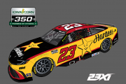 Bubba Wallace #23 - Hardee's (IOWA)