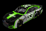 Cleetus McFarland #33 2026 TBM Brakes / Mr. Sam's Spray Wax Late Model (Fictional Gen6 BR15)