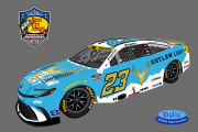 Bubba Wallace #23 - Outlaw Light (Bristol 2)