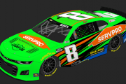 Brexton Busch #8 Servpro/Lucas Oil Camaro (Fictional)