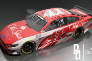 Cole Custer #41 Old Spice Mustang 2021 (MENCS19) Concept