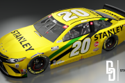 Christopher Bell #20 Stanley Tools Toyota Camry 2021 (MENCS19)